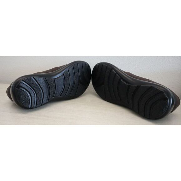 Easy Street31-3446 Women's Sz 6M Brown Matte/Combo Maybell Slip-On Flats - Picture 3 of 14